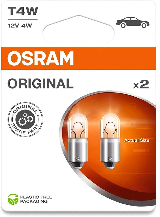 12 V BA9S pirn 4 W T4W LF ORIGINAL blister 2 tk