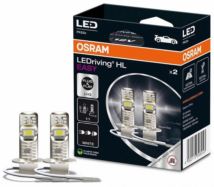 12 V H3 LED pirn 8 W 900LM