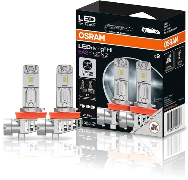 12 V H8/H9/H11/H16 LED pirn GEN2 26 W