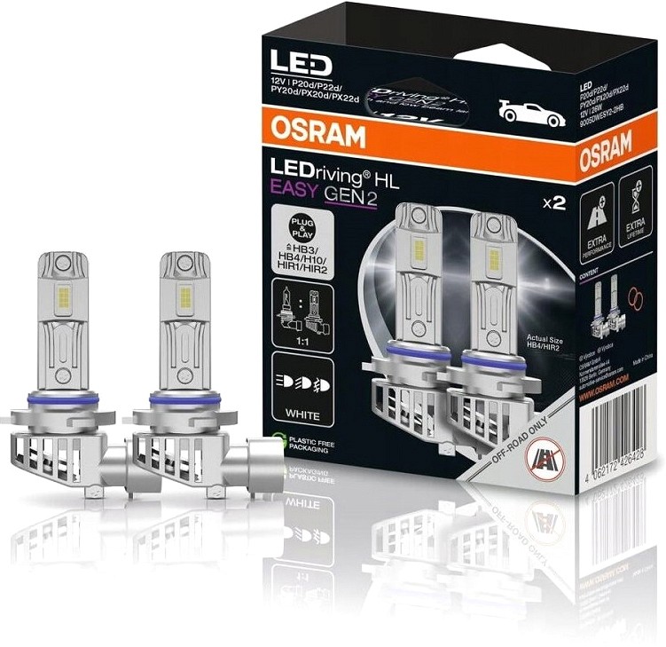 12 V HB3/HIR1/H10/HB4/HIR2 LED pirn GEN2