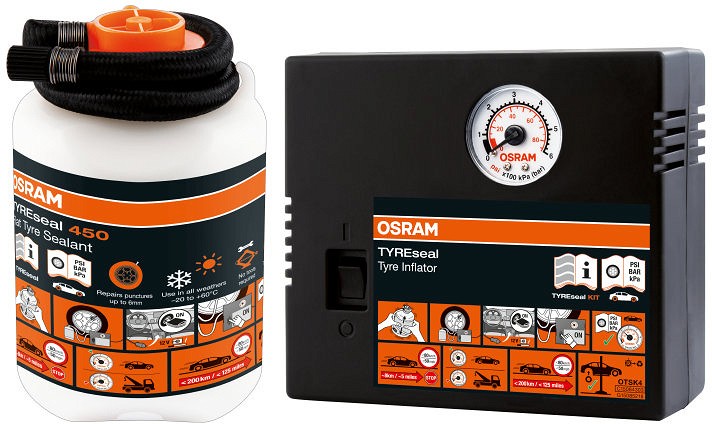 Rehviparanduskomplekt 450 ml kompressor 12 V