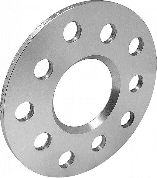 Distantsplaadid 2 tk (spacer) ALU, 10 mm, 5×112 + 5×100 (57.1) randita