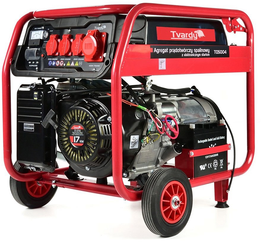Bensiinigeneraator EL.STARTER kolmefaasiline 8500 W 17HP