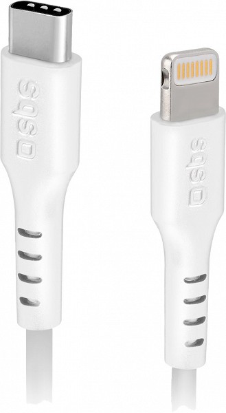 Laadimisjuhe 1.0M LIGHTNING/APPLE - USB-C valge SBS