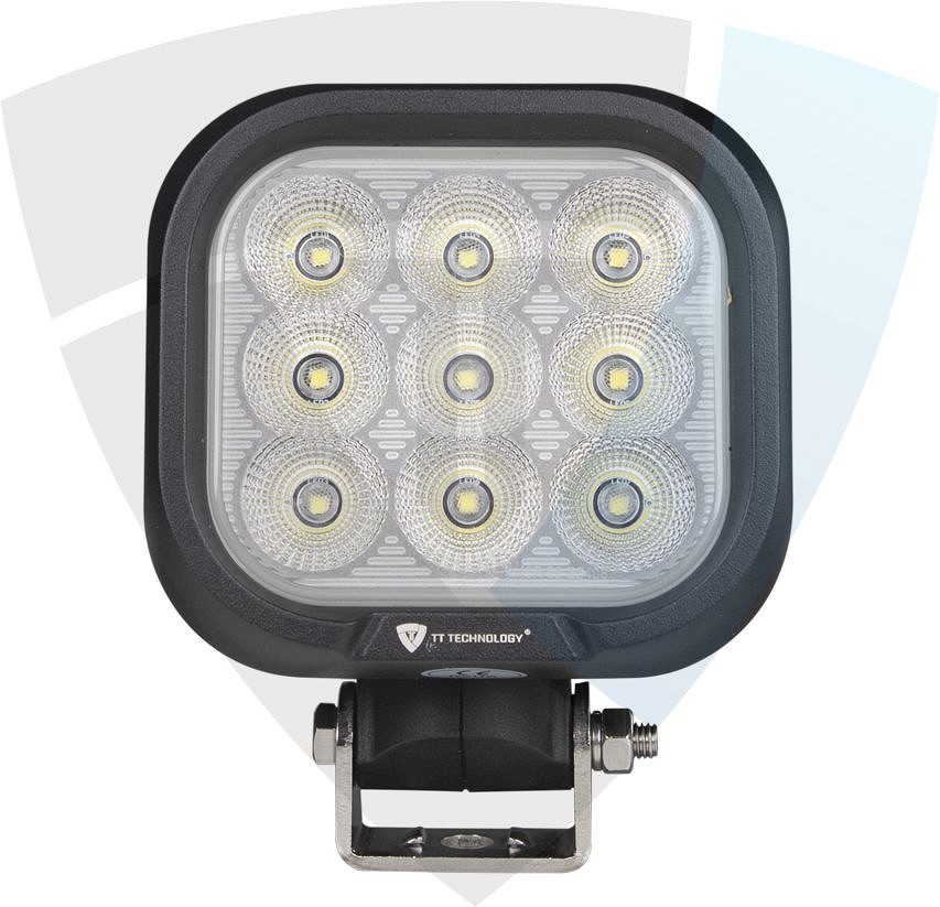 Töötuli kandiline 90 W LED 10-30V 7200LM 125×115×91 mm