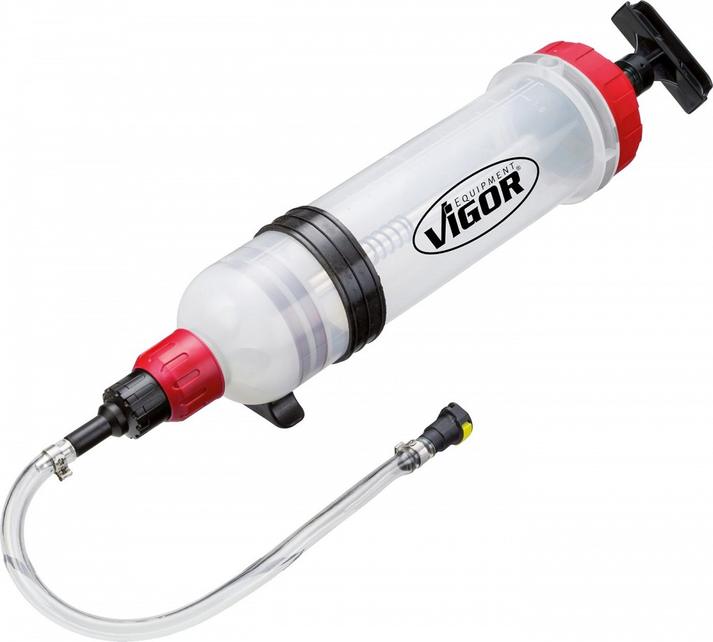 IMI/TÄITEPUMP "süstal" 1500 ml, klapiga, viton tihendid, plast, adapterid