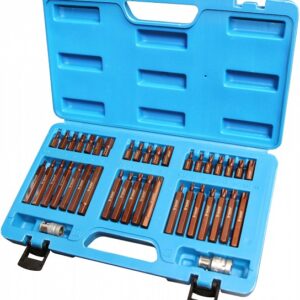 40-OS. 10MM(3/8") TORX. KUUSKANT. 12-TÄHIK OTSIKUTE KOMPL. S2 PRO TRIUMF
