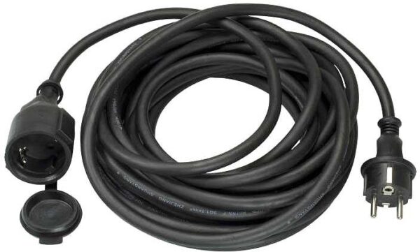 RULLIS PIKENDUSJUHE JÄTKU (KUMM) 20M 3X1.5MM2 IP44