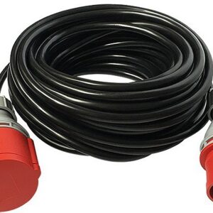 RULLIS PIKENDUSJUHE (JÄTKU) 10M JÕUPESADEGA 16A KUMM 5X2.5MM2 (H07RN-F)
