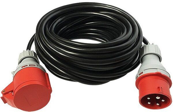 RULLIS PIKENDUSJUHE (JÄTKU) 10M JÕUPESADEGA 16A KUMM 5X2.5MM2 (H07RN-F)