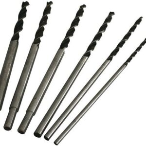6-PIECE. WOOD WORKING DRILL SET. 6-8-10-12-13-14MM