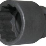 1/2" SAF LÖÖKPADRUN LÜHIKE 24MM. 12-KANT TRIUMF