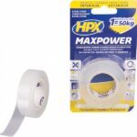KAHEPOOLNE AKRÜÜLTEIP LÄBIPAISTEV MAX POWER 19MM/2M HPX