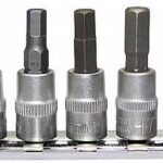 7-OS. 1/4" KUUSKANT PADRUNOTSIKUTE KOMPL. 3.0-10MM. SIINIL TRIUMF