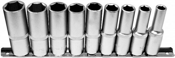 9-OS. 1/2" PIKKADE PADRUNITE KOMPLEKT 10-24MM. SIINIL TRIUMF