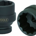 1" LÖÖKPADRUN LÜHIKE 55MM. 12-KANT KS TOOLS