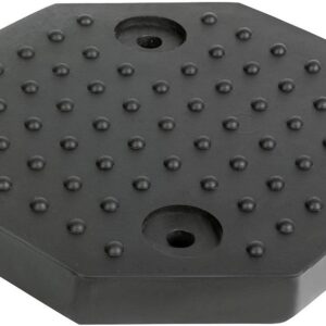 AUTOTÕSTUKI KUMMIPADI KUUSKANT 125MM (2 LÄBIVAT KINNITUSAVA). ROTARY/BLITZ JBM