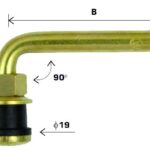 TL-VENTIIL VEOAUTO. V3-21-9 / TR570C. NURK 90. AVA 15.7MM. L=33+51MM