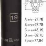 1/2" PIKK LÖÖKPADRUN 19MM. STEELMAN PRO/JS 28X78MM