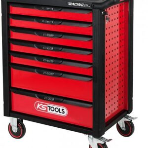 515-OS. TÖÖRIISTAKÄRU TÖÖRIISTADEGA RACINGLINE 7-SAHTLIGA PUNANE/MUST KS TOOLS