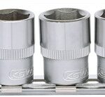 11-OS. 3/8" PADRUNITE KOMPLEKT 8-19MM. SIINIL KS TOOLS