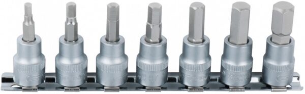 7-OS. 1/4" KUUSKANT PADRUNOTSIKUTE KOMPL. 2.5-8MM. SIINIL KS TOOLS