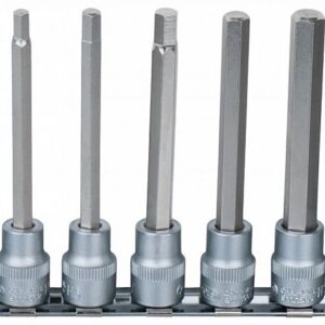7-OS. 3/8" PIKKADE KUUSKANT PADRUNOTSIKUTE KOMPL. 4-12MM. SIINIL KS TOOLS