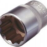 1/2" TOLLMÕÕDUS PADRUN LÜHIKE 1". 12-KANT KS TOOLS