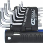 9-OS. L-TORXVÕTMETE KOMPLEKT T8-T50. LÜHIKESED KS TOOLS