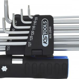 9-OS. XL L-TORXVÕTMETE KOMPLEKT T8-T50. PIKAD KS TOOLS