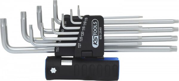 9-OS. XL L-TORXVÕTMETE KOMPLEKT T8-T50. PIKAD KS TOOLS