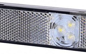 LD127 KÜLJETULI LED VALGE 12/24V 0.5M JUHE 130X33X17MM