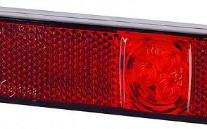 LD129 KÜLJETULI LED PUNANE 12/24V 0.5M JUHE 130X33X17MM