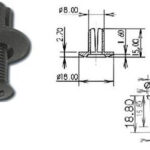 TÜÜBEL POLSTRILE 8MM 1TK DOBMAR