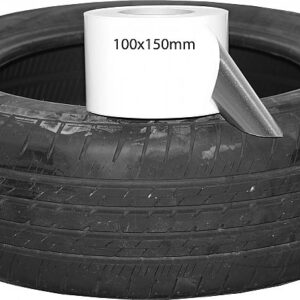 REHVIKLEEBIS VALGE. 100X150/500TK. RULLIS (TYRE PLUSS)