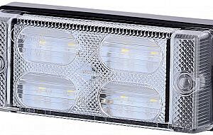 LCD657 TAGURDUSTULI AR/SALONGIVALGUSTI LED 107.6X45.6MM VALGE 12/24V