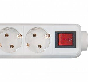 KONTORI PIKENDUSJUHE LÜLITIGA 3 PESA 5.0M 3X1.0MM2 VALGE