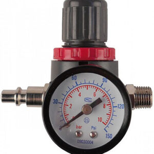 REGULAATOR 1/4". 2400L/MIN. 0.5-11BAR. MANOMEETRIGA 1771.1 APAC