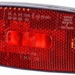 LD273 KÜLJETULI LED 12/24V 110X52MM PUNANE