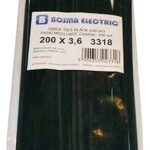 JUHTMEVITS 3.6 X 200MM MUST 100TK