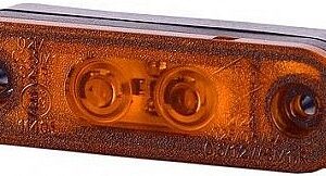 KÜLJETULI LED. KOLLANE. 12/24V 0.5M KAABEL 80X23X13MM
