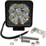 TÖÖTULI LÜLITIGA 9 LED 27W 10-30V 2000LM 110X128X55MM KIRGAS KLAAS