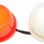 SKANDINAAVIA SARVTULE LED VARUKLAASID MATT PUNANE/VALGE 12/24V