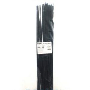 JUHTMEVITS 4.8X 500MM MUST 100TK