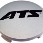 ATS KAPSEL HÕBEDANE/MUST LOGO 64.5-62-5 MM 5X108 VOLVO VELJELE