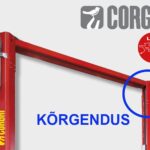 TÕSTUKITE ERCO HC4502 JA HC5502 POSTI KÕRGENDUSKOMPL. 570MM (4620MM) CORGHI