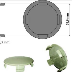 KAPSEL 56.5MM (LOGOTA) HALL. MINI-OE-VELJELE (OE-NR:3613 171 069)