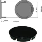 KAPSEL 64.5MM (LOGOTA) MUST. VOLVO OE-VELJELE (OE-NR:307-48052)