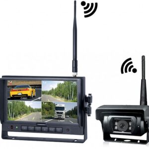 JUHTMEVABA SALVESTAV KATIKUGA TAGURDUSKAAMERA + 7" EKRAAN KIT 12/24V VIGNAL