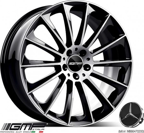 GMP STELLAR BD 8.0X18 5X112/35 (66.6) (Z) (PK/R14) (TUV) KG750 *